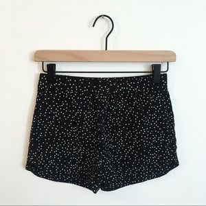 Madewell Drapey Pull-on Shorts in Polka Dot, Xxs